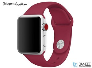 بند سیلیکونی اپل واچ طرح اسپرت Apple Watch Sport Band 38mm