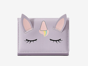 بهترین کیف پول سه تاشو زنانه طرح  تک شاخ تائومیک میک TAOMICMIC Y8939 Unicorn Print Women's Wallet Cute Cartoon