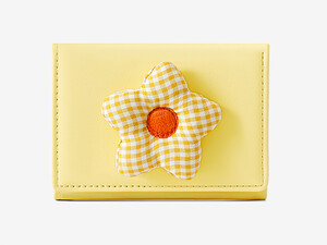 خرید کیف پول سه تاشو زنانه طرح گل تائومیک میک TAOMICMIC Y8074 Flower Cute Folding Wallet Tri-fold