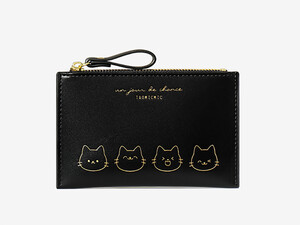 قیمت کیف پول کوچک زیپی  گربه ای زنانه TAOMICMIC Y8960 Cartoon Mini Purse Zipper Ladies Card Bag