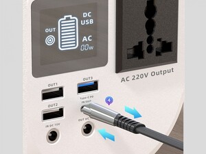 شارژر همراه و یو پی اس 36000 میلی آمپر کانفلون KONFULON CN-01 Power bank UPS