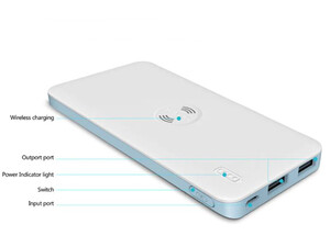 پاوربانک و شارژر بی سیم 5000 میلی آمپر روموس Romoss WS05 Freemos 5 Wireless Charger