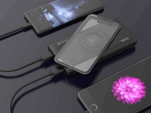 پاور بانک سریع شارژ بی سیم باوین Bavin PC095 10000mah Wireless Power Bank