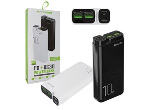 پاور بانک سریع باوین Bavin PC085 10000mah Qualcomm 3.0 & PD Power Bank