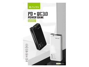 پاور بانک سریع باوین Bavin PC085 10000mah Qualcomm 3.0 & PD Power Bank
