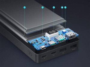 پاوربانک 20000 راوپاور Ravpower PD pioneer 20000mah 18w power bank