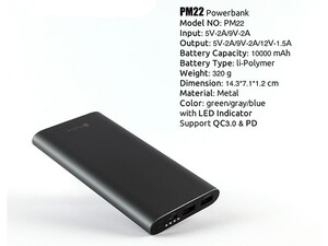 پاوربانک 10000 میلی آمپر پرو وان ProOne PM22 PD Power Bank 10000mAh