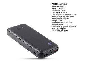 پاوربانک 20000 میلی آمپر پرو وان ProOne PM13 Power Bank 20000mAh