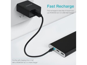 پاور بانک سریع روموس Romoss RTPro Power Bank 10000mAh