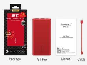 پاور بانک سریع روموس Romoss GTPro Power Bank 10000mAh
