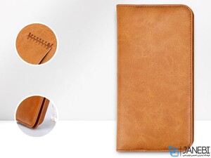 پاوربانک شارژر وایرلس و کیف چرمی ظرفیت ۶۰۰۰ Zhuse ZS-PB-025 6000mAh