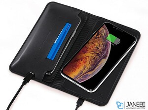 پاور بانک و کیف چرمی Zhuse Black Hole Series ZS-WB-001 8000mAh Power Bank And Leather Bag