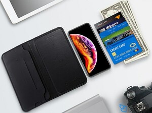 پاور بانک و کیف چرمی Zhuse Black Hole Series ZS-WB-001 8000mAh Power Bank And Leather Bag