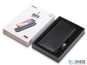پاور بانک و کیف چرمی Zhuse Black Hole Series ZS-WB-001 8000mAh Power Bank And Leather Bag