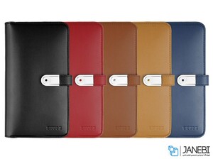 پاور بانک و کیف چرمی و فلش مموری Zhuse Glory Series PB-032 8000mAh Power Bank And Leather Bag