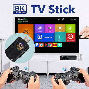 کنسول بازی + اندروید باکس با ظرفیت 64 گیگ