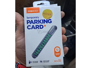 کیفیت شماره تلفن پارک خودرو رسی Recci RCS-C06 parking card with backlight