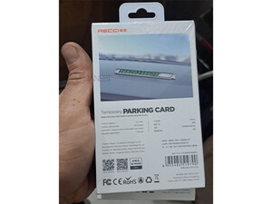 بهترین شماره تلفن پارک خودرو رسی Recci RCS-C06 parking card with backlight