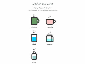 زیر لیوانی حرارتی سه سرعته three-speed timed heating coaster 353A