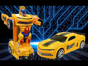 قیمت ماشین الکترونیکی کودکان Robot Deformation Car For Kids Play Deformed Super Car For Kids
