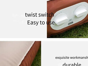 خرید تشک بادی دونفره اتوماتیک New One Button Automatic Inflatable Bed Double Outdoor Camping Folding Air yc-fcd02