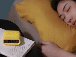 خرید ساعت زنگ‌دار رومیزی چندکاره MUID small alarm clock multi-functional plastic bedroom H-C-05