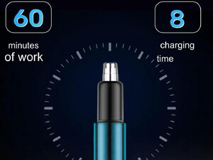 اصلاح کننده ابرو شارژی کیمی Kemei Nose & HIS Eyebrows Hair Trimmer KM-491