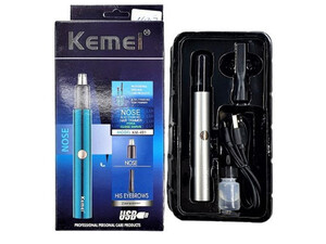 اصلاح کننده موی بینی و ابرو شارژی کیمی Kemei Nose & HIS Eyebrows Hair Trimmer KM-491