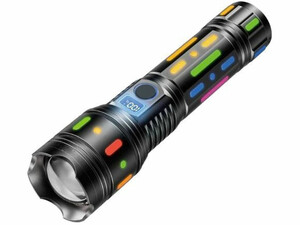 چراغ دستی تلسکوپی فلوروسنت 50 وات Multifunction Telescopic Zoom Fluorescent Light Absorber Flashlight