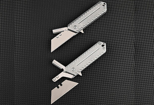 قیمت چاقو آنباکسینگ جمع‌شونده کشویی ضدزنگ Stainless steel heavy-duty utility unboxing knife