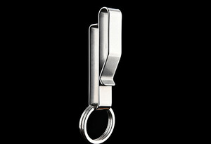 جاکلیدی فلزی  کمری مردانه استیل ضد زنگ Stainless steel men's waist car keychain