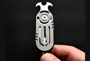 خرید چاقو آنباکسینگ چندکاره تیتانیومی Multifunctional titanium alloy unboxing knife sharp