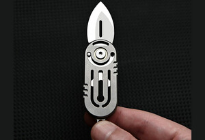 قیمت چاقو آنباکسینگ چندکاره تیتانیومی Multifunctional titanium alloy unboxing knife sharp