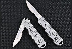 خرید چاقو آنباکسینگ فلزی تاشوی قابل آویز از دسته کلید