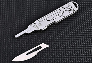 قیمت چاقو آنباکسینگ فلزی تاشوی قابل آویز از دسته کلید