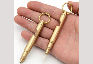 فروش چاقوی آنباکسینگ و دربازکن بطری چندکاره برنجی Brass multifunctional knife