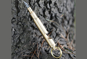 کیفیت چاقوی آنباکسینگ و دربازکن بطری چندکاره برنجی Brass multifunctional knife