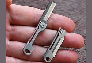 قیمت  Stainless steel mini folding unboxing knife
