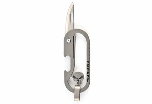 چاقو آنباکسینگ و جاکلیدی تیتانیومی تاشو Multifunctional titanium alloy unboxing folding knife sharp