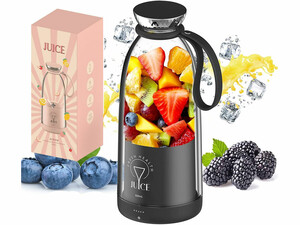 بلندر شارژی قابل حمل 500 میلی‌لیتر Portable Blender 2400mAh 6 blades 500ml