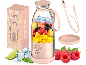میکسر شارژی قابل حمل 500 میلی‌لیتر Portable Blender 2400mAh 6 blades 500ml