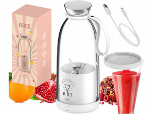 مخلوط کن و غذاساز شارژی قابل حمل 500 میلی‌لیتر Portable Blender 2400mAh 6 blades 500ml