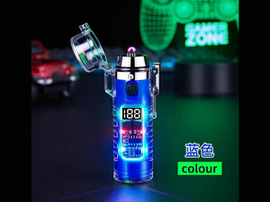 خرید فندک الکتریکی شارژی دارای چراغ قوه Cylindrical Electric Lighter With Flashlight HB-256