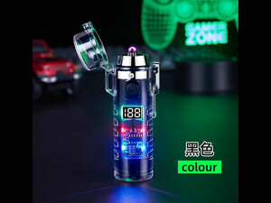 قیمت فندک الکتریکی شارژی دارای چراغ قوه Cylindrical Electric Lighter With Flashlight HB-256