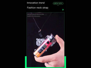 فندک الکتریکی شارژی دارای چراغ قوه Cylindrical Electric Lighter With Flashlight HB-256