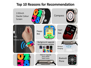 قیمت ساعت هوشمند HK9 Pro Smart Watch ChatGPT