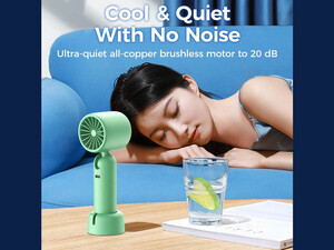 پنکه دستی شارژی جویروم Joyroom JR-CY453-30 Small Hurricane hand-foldable-held fan 3000mAh