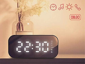 فروش اسپیکر بلوتوث و ساعت زنگ دار Havit Bluetooth Speaker & Alarm Clock MX701