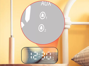 خرید اسپیکر بلوتوث و ساعت زنگ دار Havit Bluetooth Speaker & Alarm Clock MX701