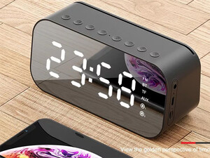 قیمت اسپیکر بلوتوث و ساعت زنگ دار Havit Bluetooth Speaker & Alarm Clock MX701
